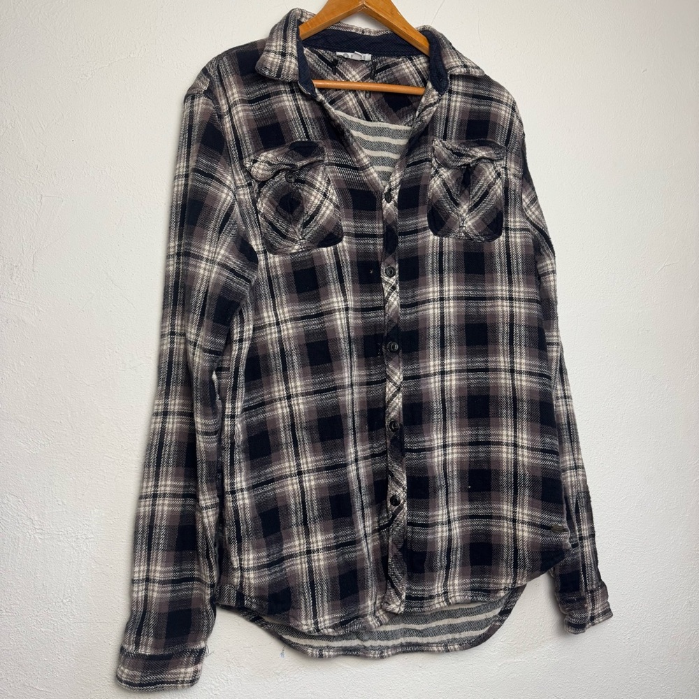 Scotch & Soda Noble U‎ Plaid Flannel Tartan Countryside Western Casual Top